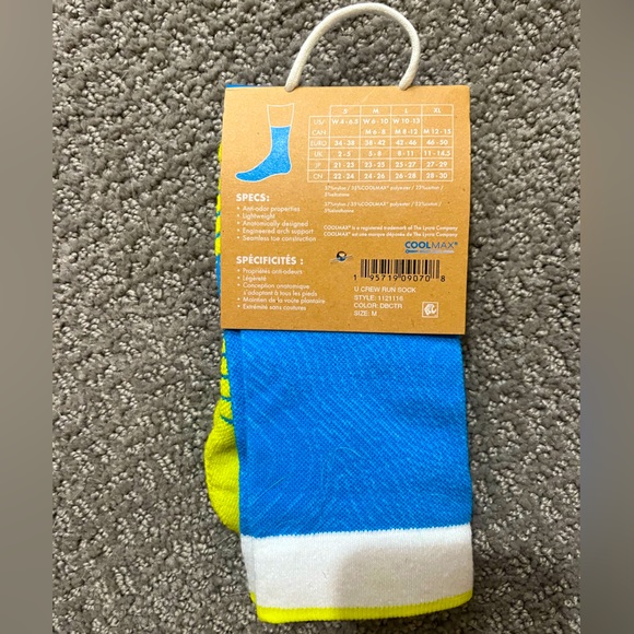 Hoka crew run socks size medium - Picture 2 of 2